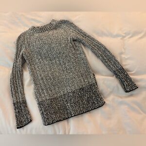 rag & bone Black and White Crew Neck Sweater